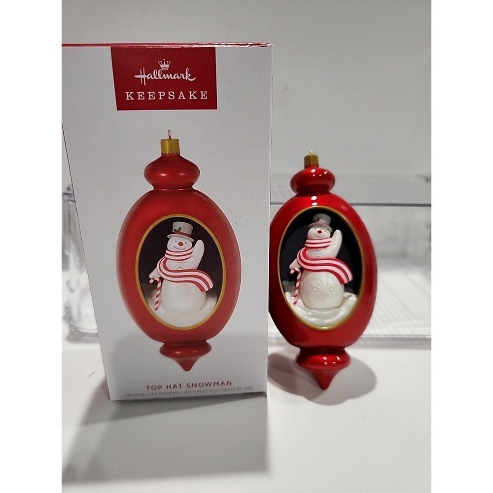Hallmark Keepsake 2022 Top Hat Snowman Ornament Anita Marra Rogers Limited Ed